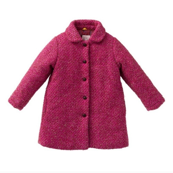 NWT - Kid's Claudette Coat - Fancy Wool Pink - US 4 - Picture 1 of 16
